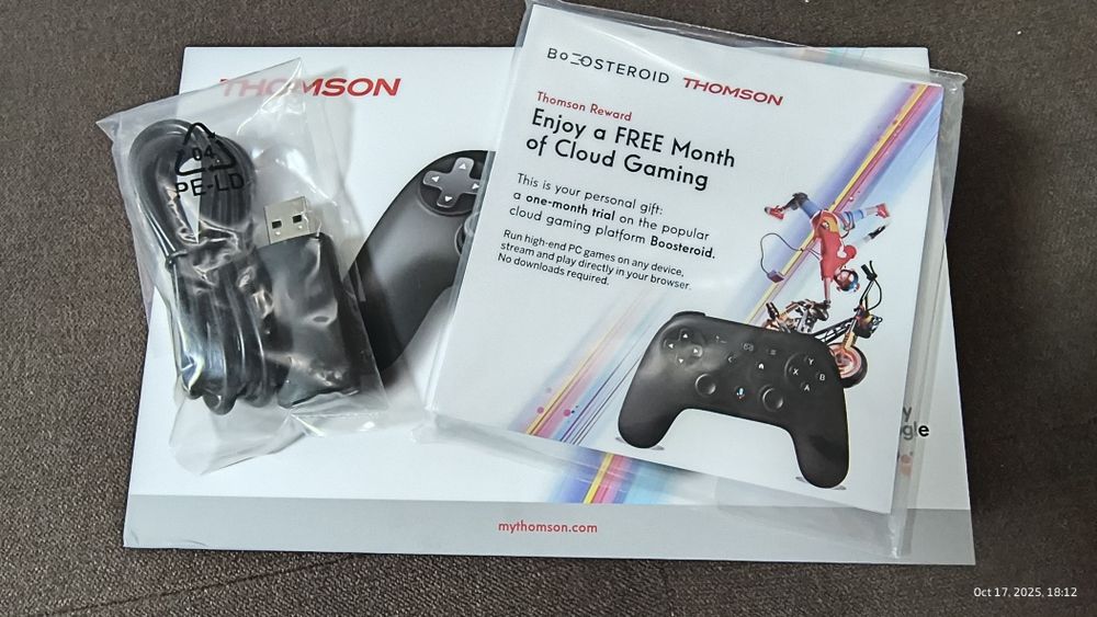 Контролер (джойстик) Thomson Gamepad 400A за Android TV и смартфон