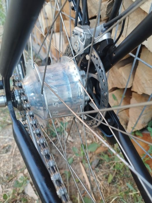 Bicicleta touring Rohloff 500/14 disc + SON 26