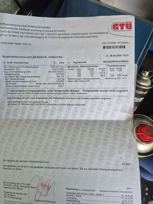 Audi A3 2.0 Diesel Euro5
