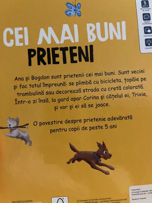 Lot carti despre emotii si prieteniea copiilor