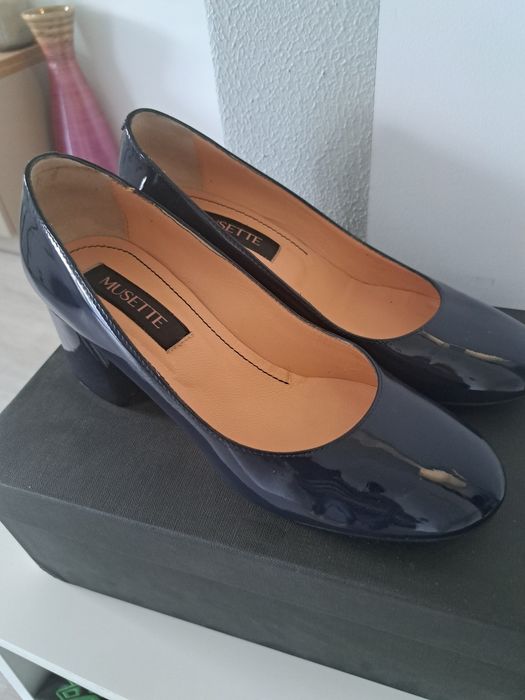 Pantofi Musette piele lacuita