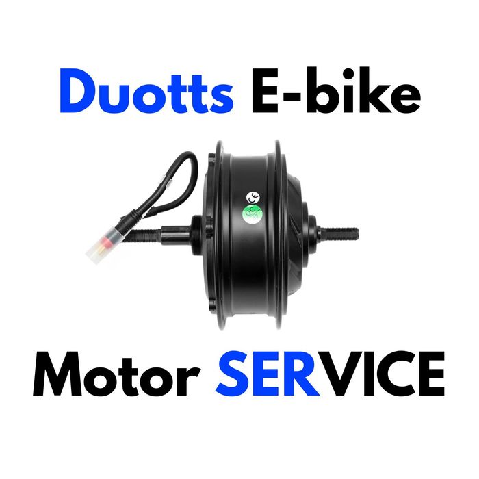 DUOTTS E‑bike SERVICE: Motor Battery Controller Hub/Mid‑Drive Brakes Delivery Courier Rider Glovo Tazz Wolt Bolt Food Biciclete Electrice Curier