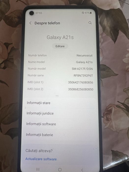 Vand Samsung A21 S