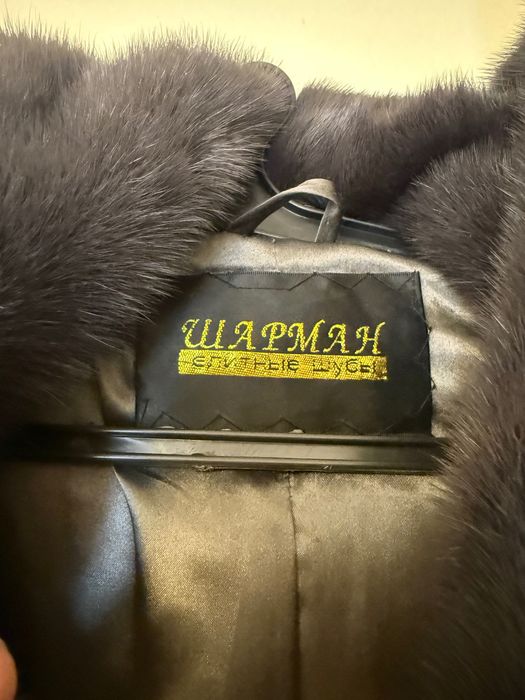 Норковая шуба б/у 1год