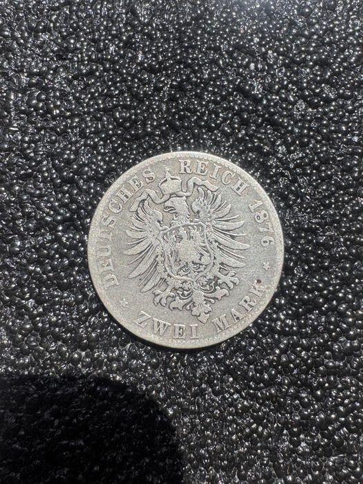 Zwei Mark 1876 (C) Ag 900