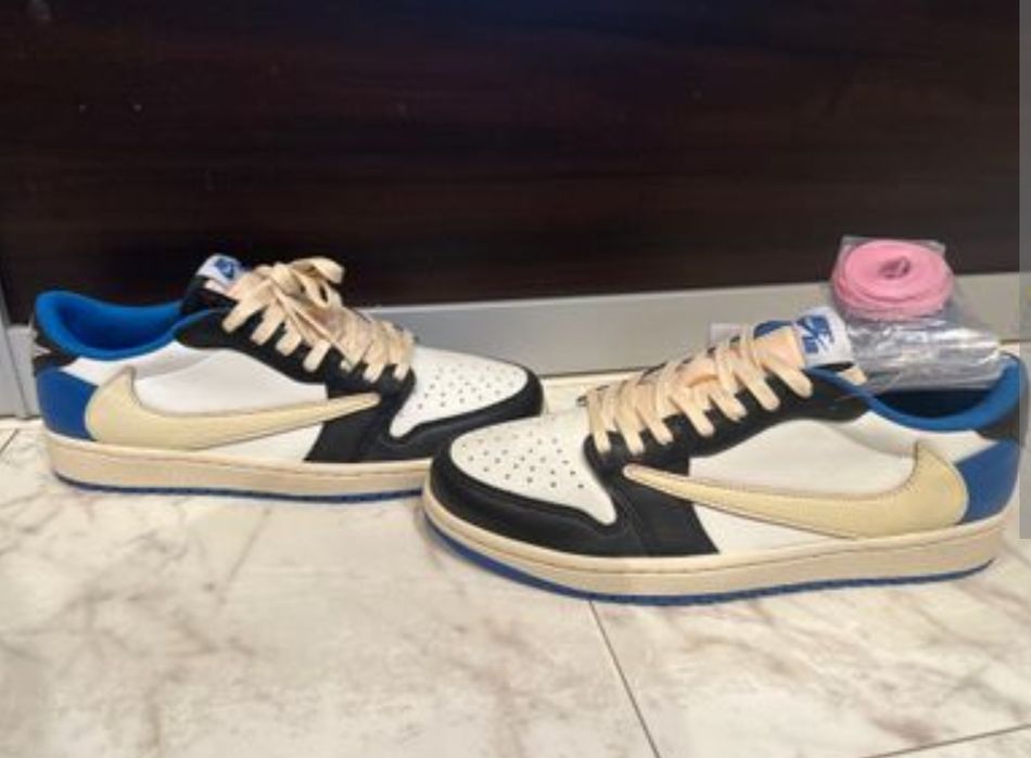 Nike Air Jordan 1 Low x Travis Scott x Fragment – Номер 42 Нови/Найк Аир Джордан  1  ниски