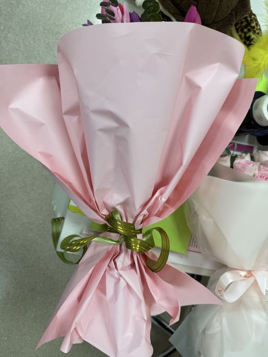 Букет цветов из тюлпанов