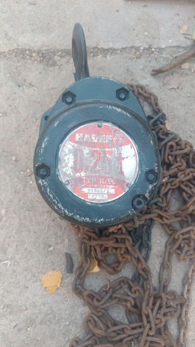 ручная цепная таль Hadef (Германия) 0.25 t