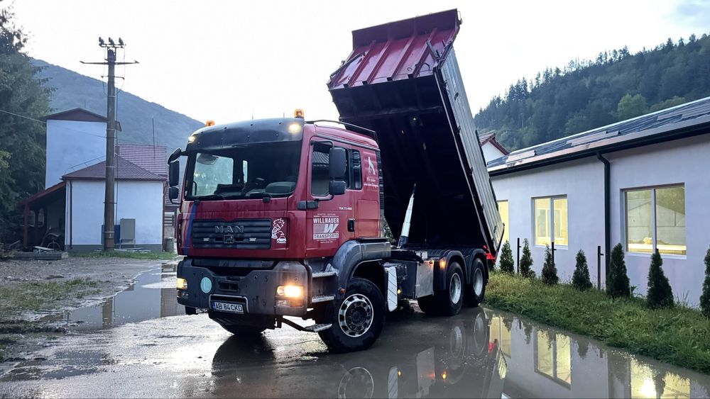 MAN TGA 33.480 2005) – basculabil tandem