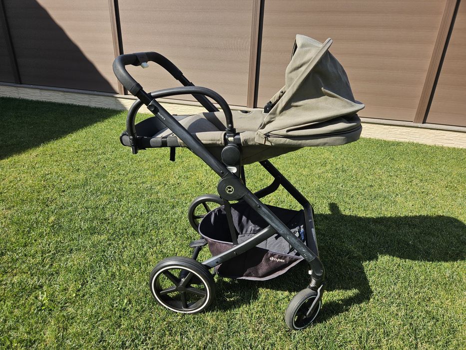 Carucior 2 in 1 CYBEX Balios S, 5 puncte, 0 luni - 4 ani, kaki