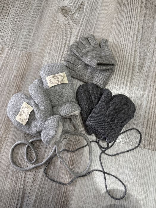 Шапки, варежки детские и взрослые