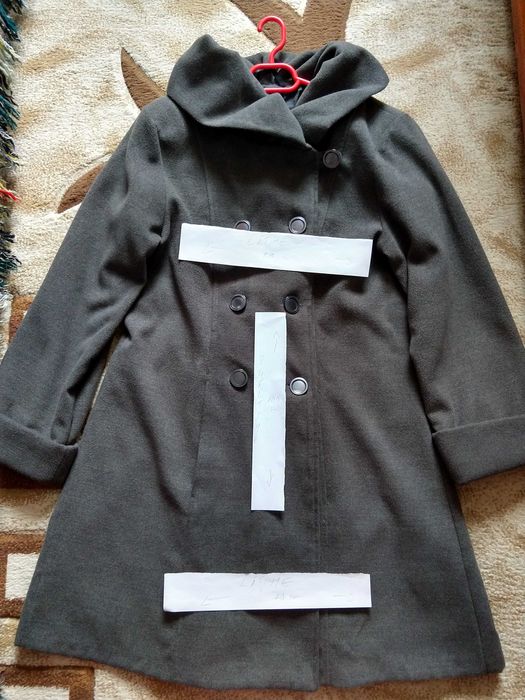 palton de dama gri