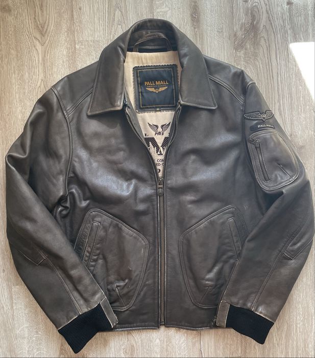 Massimo Dutti Schott Cockpit  Diesel мъжко пилотско  кожено яке