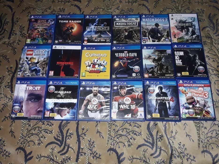 PS4, PS3, PS5 игры диски лицензионные