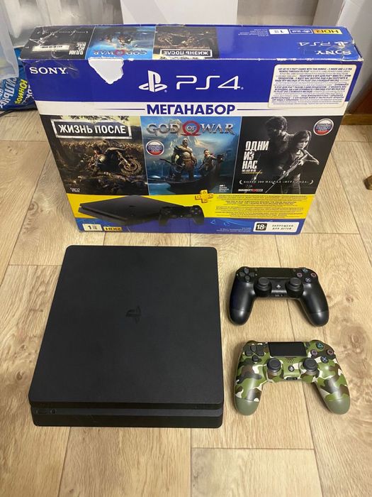Продам прошитую PS4 Slim 1tb