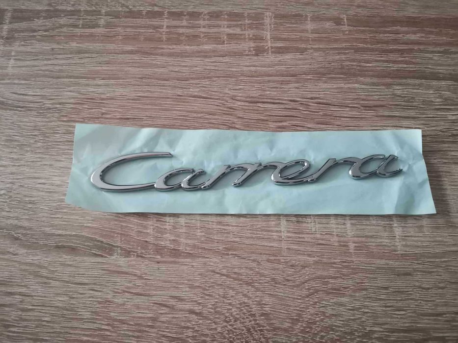 Porsche Carrera сребрист гланц надпис емблема