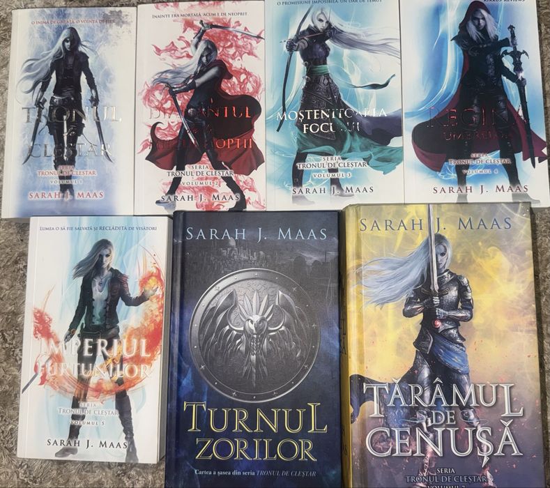 Tronul de clestar - serie completa - Sarah J. Maas