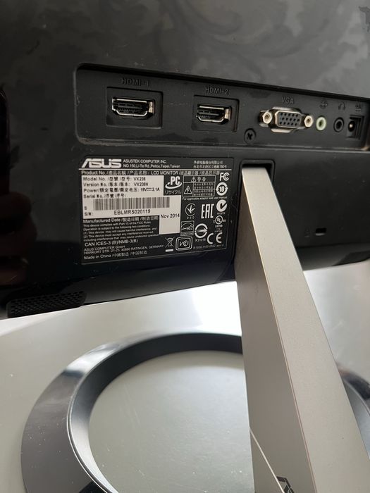 Монитор Asus 60гц