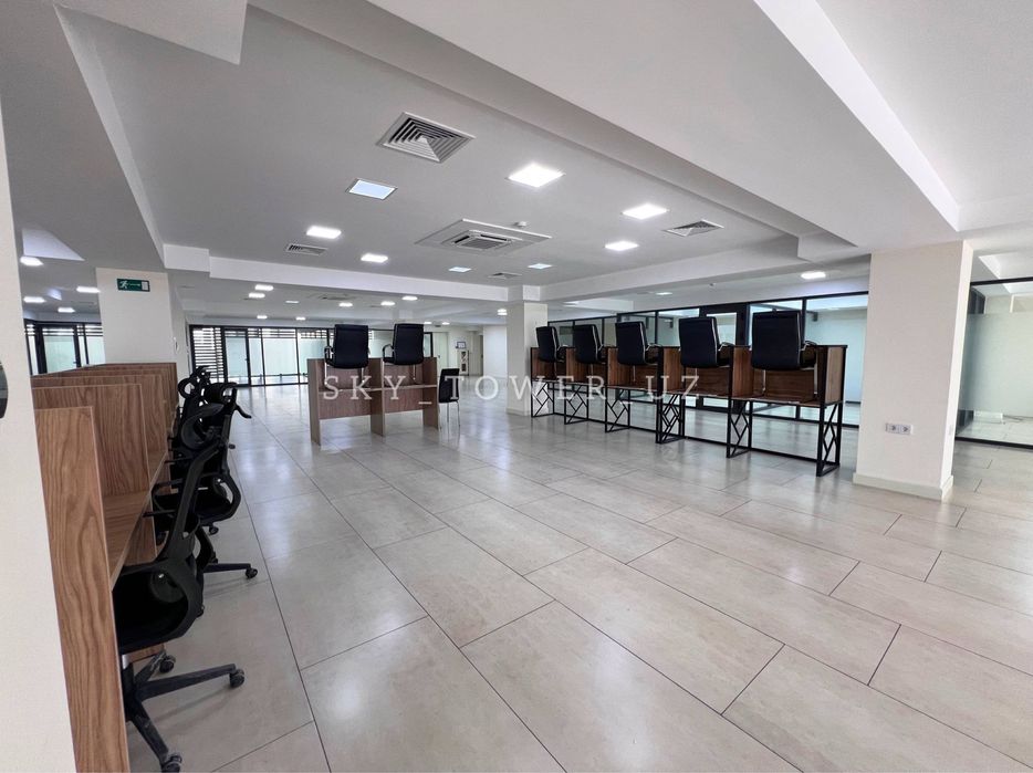 Офис возле метро Ойбек 250м2 с мебелью!
