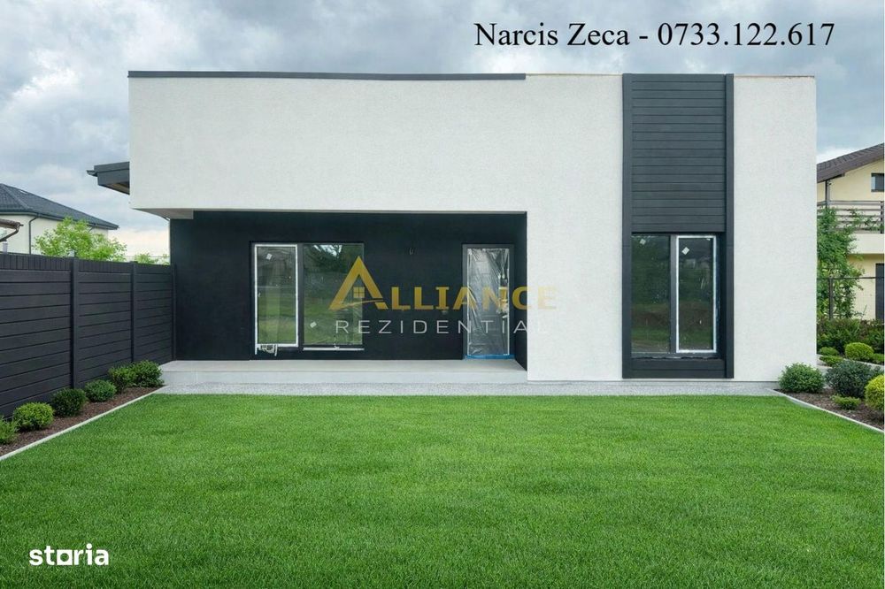 Casa individuala parter - 4 camere 3 bai + dressing - teren 444mp