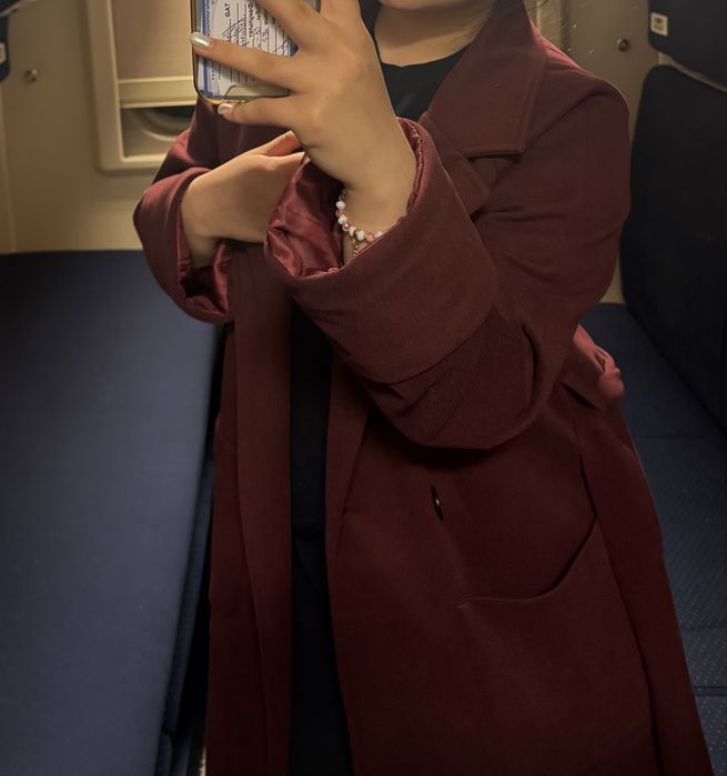 Классическое пальто с поясом