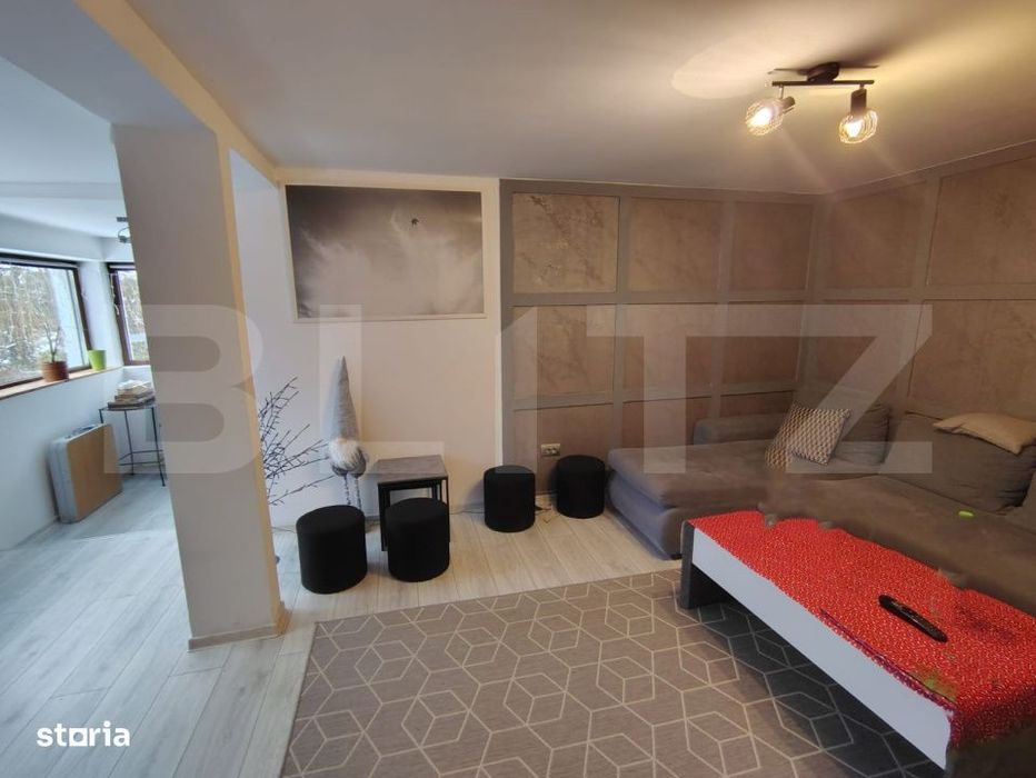 Cabana cocheta 4 camere, 130 mp utili, 180 mp teren, in Somesu Cald