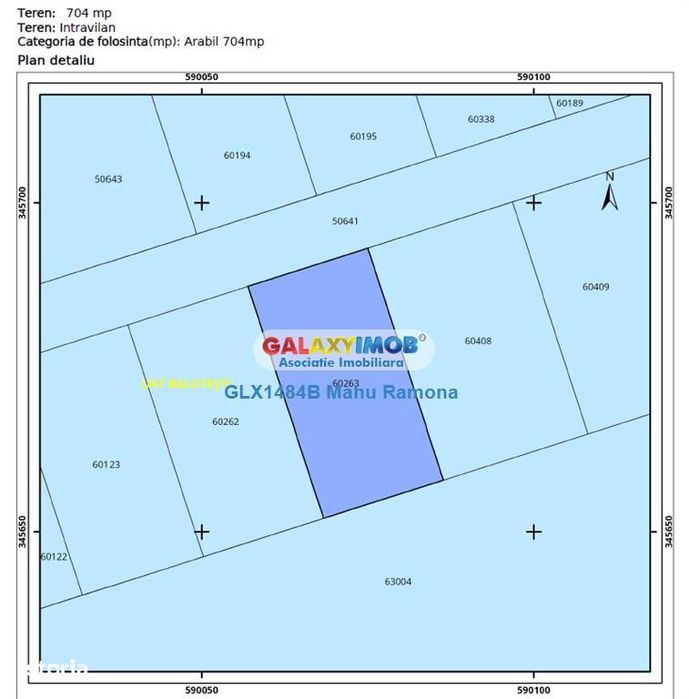 Teren pentru constructii, 704 mp Balotesti, zona inel A0