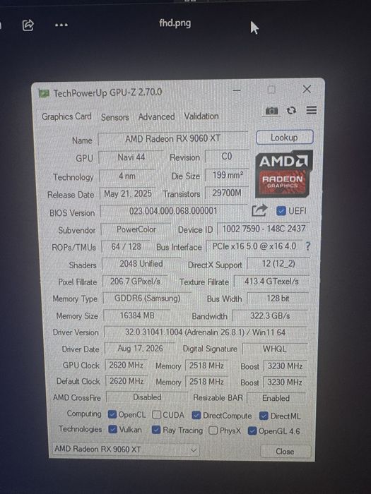 Видеокарта Radeon RX 9060 XT 16gb!