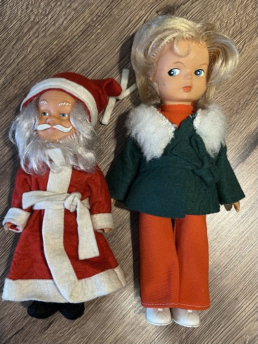 Куклы ССР ГДР дед мороз и снегурочка