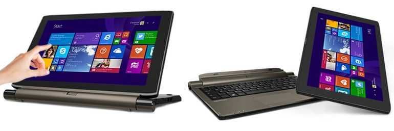 12" Touchscreen Laptop Tablet Medion Akoya Тъчскрийн Лаптоп