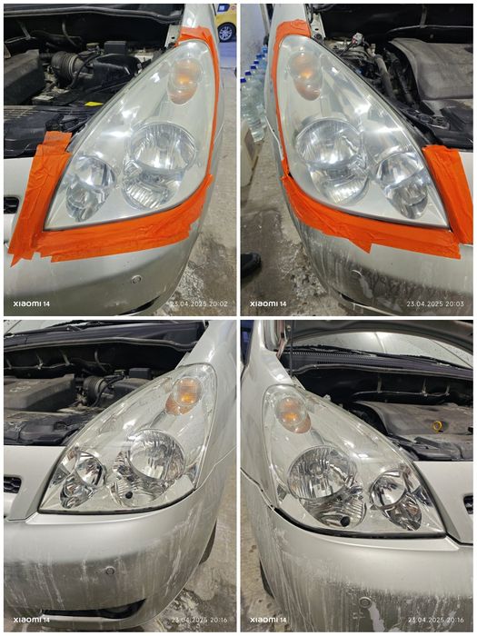 Полиране на фарове,стопове, автомобили.