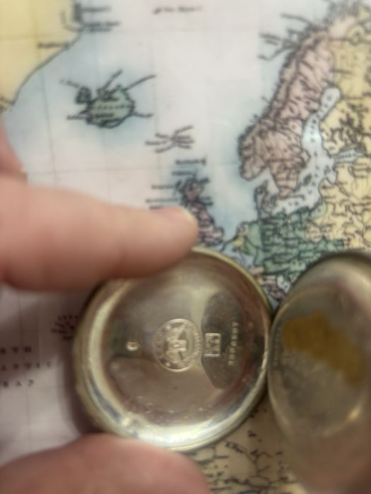 Ceas de buzunar Longines din argint, medaliat, vechi, de colectie