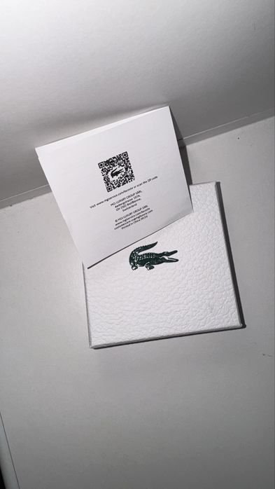 Lacoste гривна черна/сребърна
