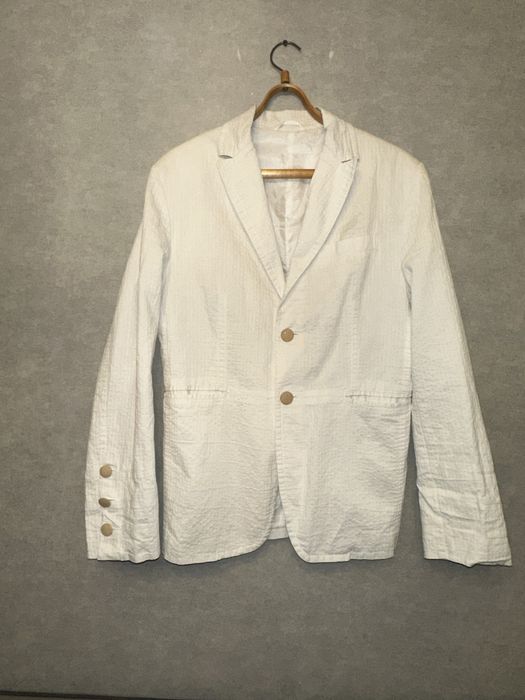Белый пиджак блейзер