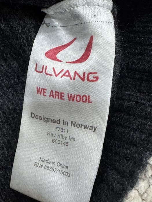 Мъжки пуловер ULVANG 100% вълна. Размер S