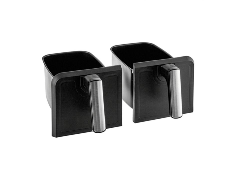 Friteuza cu aer cald Karaca, NOUA, Multifry XXXL, Cos Dublu, 4+4 lit