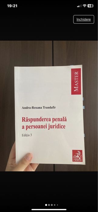 Curs Master Stiinte Penale Raspunderea Penala a persoanei juridice