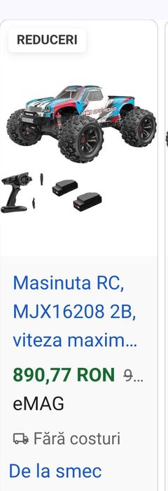 70km/h Automodel masinuta cu telecomanda MJX 16208 nou sigilat