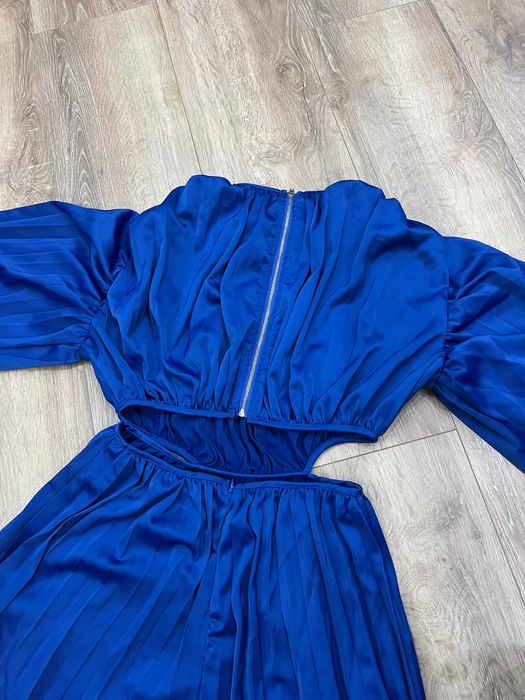 Син елегантен гащеризон