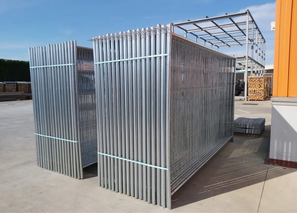 Gard mobil provizoriu imprejmuire santier / evenimente / bariera