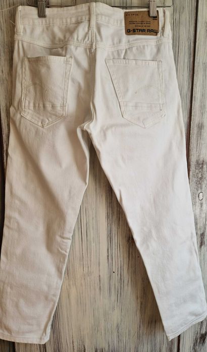 Бели дамски дънки G-STAR RAW