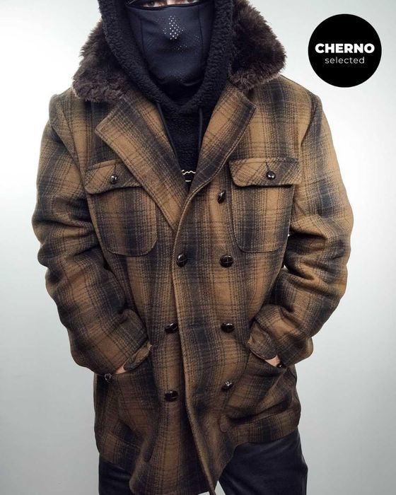 SCHOTT NYC палто с яка от изкуствен косъм – XXXL – отлично състояние