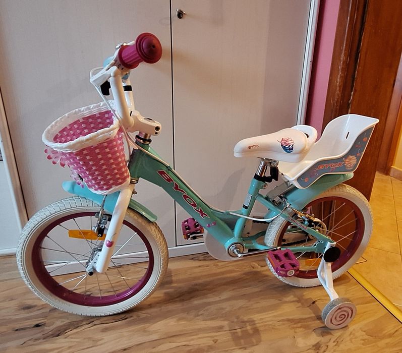Продавам Детски велосипед BYOX 16" CUPCAKE МЕНТА