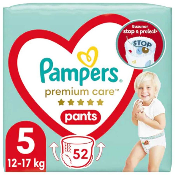 Scutece Chilotei Pampers Pants, Premium Care numarul 5, BAX 52 Buc