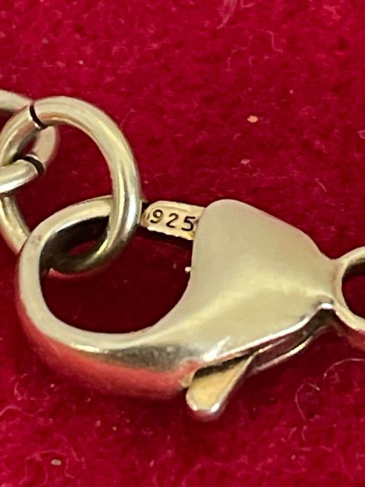 4-редно колие от позлатено сребро  925,