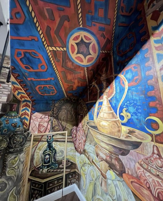 Роспись Стен Астана, Художник