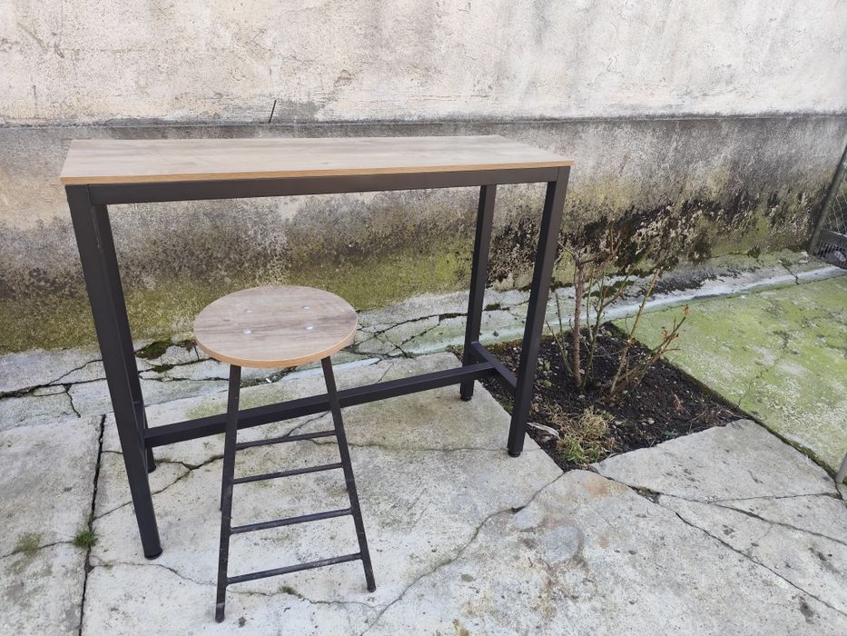 Masa de bar cu scaun nou