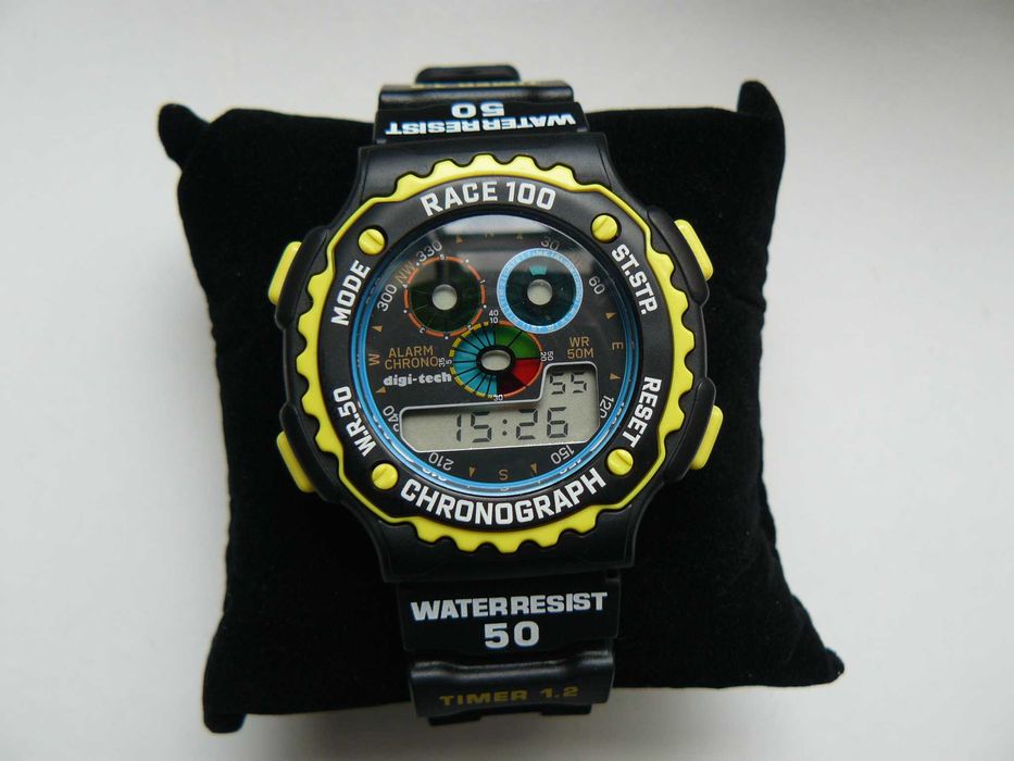 Ceas Barbati DIGI-TECH DT102911 RACE 100 Original Quartz Nou In Cutie