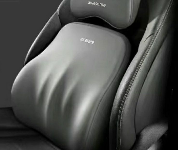 Подушка и подголовник для сидения в авто. Ортопедическая подушка