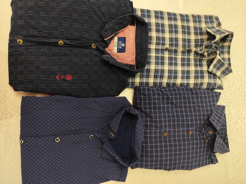 Рубашки мужские, подростковые